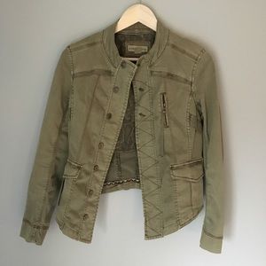 Marrakech (Anthropologie) Cropped Army Jacket